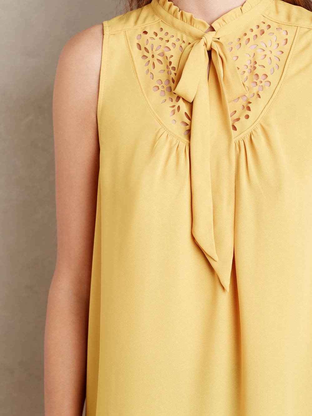 Maeve Tie-Neck Blouse - Picture 9 of 9
